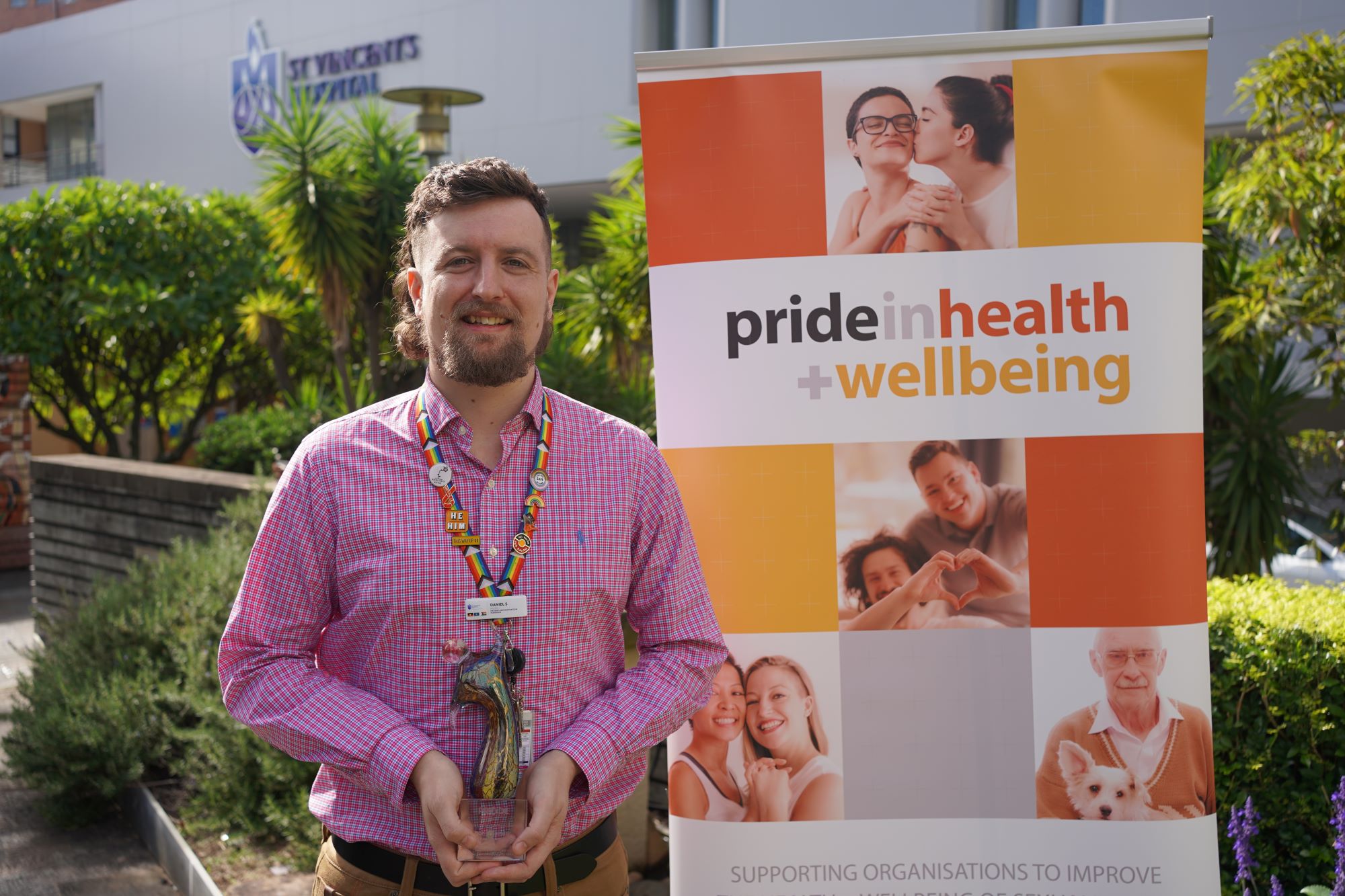 Pride in Health Wellbeing Awards Dan small
